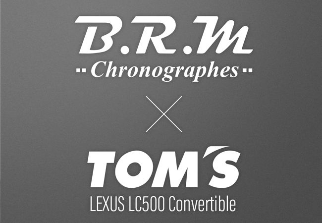 ▲「B.R.M」とTOM'Sのコラボレーションウォッチを発売