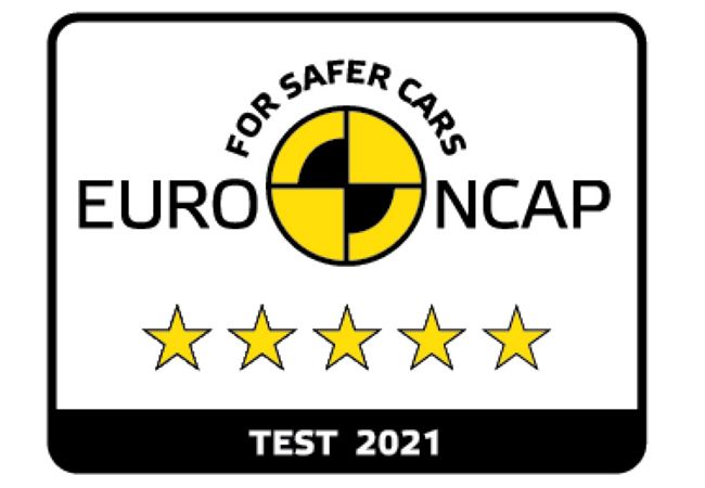 ▲ユーロNCAPの2021年安全性能テストでファイブスター獲得