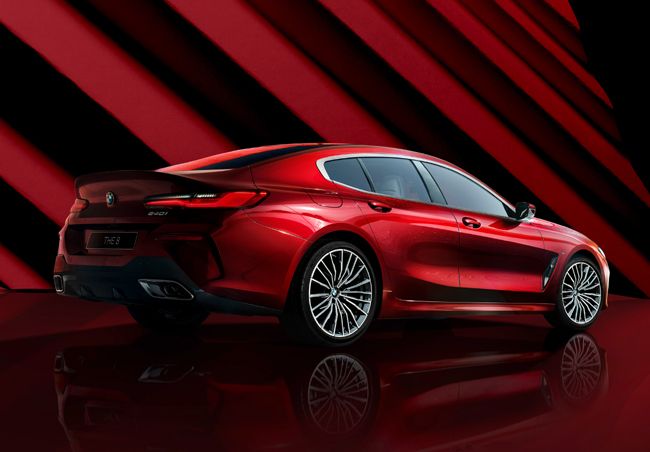 ▲BMW 840iグランクーペ「コレクターズ・エディション」　価格：8SAT1511万円　ボディカラーには日本の洗練された美意識と響き合う4色を、BMW Individualの高品質なカラーから選択。写真は深みのある赤が印象深い「アヴェンチュリン・レッド」