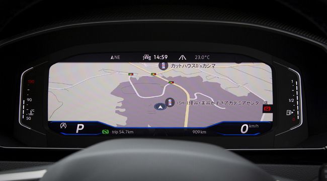 ▲バージョンアップしたデジタルメータークラスター“Digital Cockpit Pro”を装備