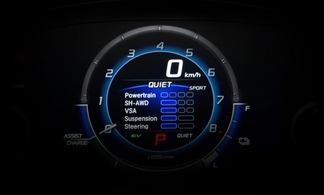 ▲QUIETモードではEVドライブの加速性能向上とEV走行領域の拡大を実施する
