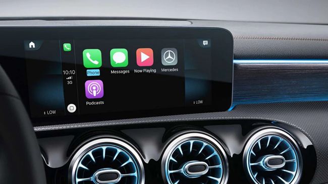 ▲Apple CarPlay／Android Autoに対応したスマートフォン連携機能を標準装備