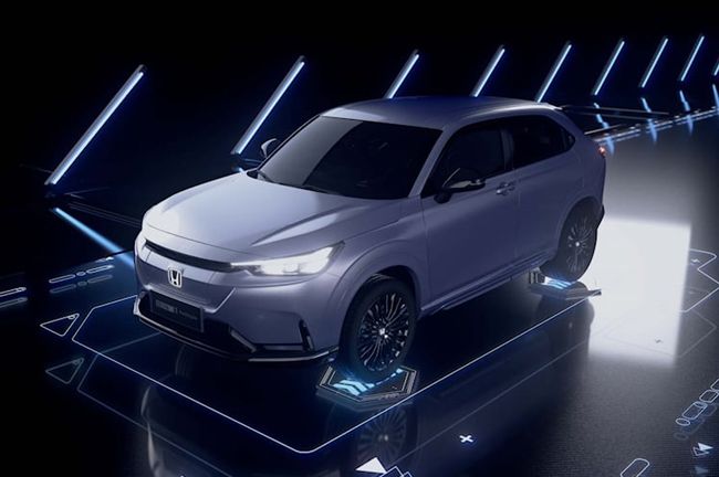 ▲ホンダe:Ny1プロトタイプ　ホンダeに続く電気自動車の第2弾で、Bセグメントの小型SUVに位置。発売は2023年を予定